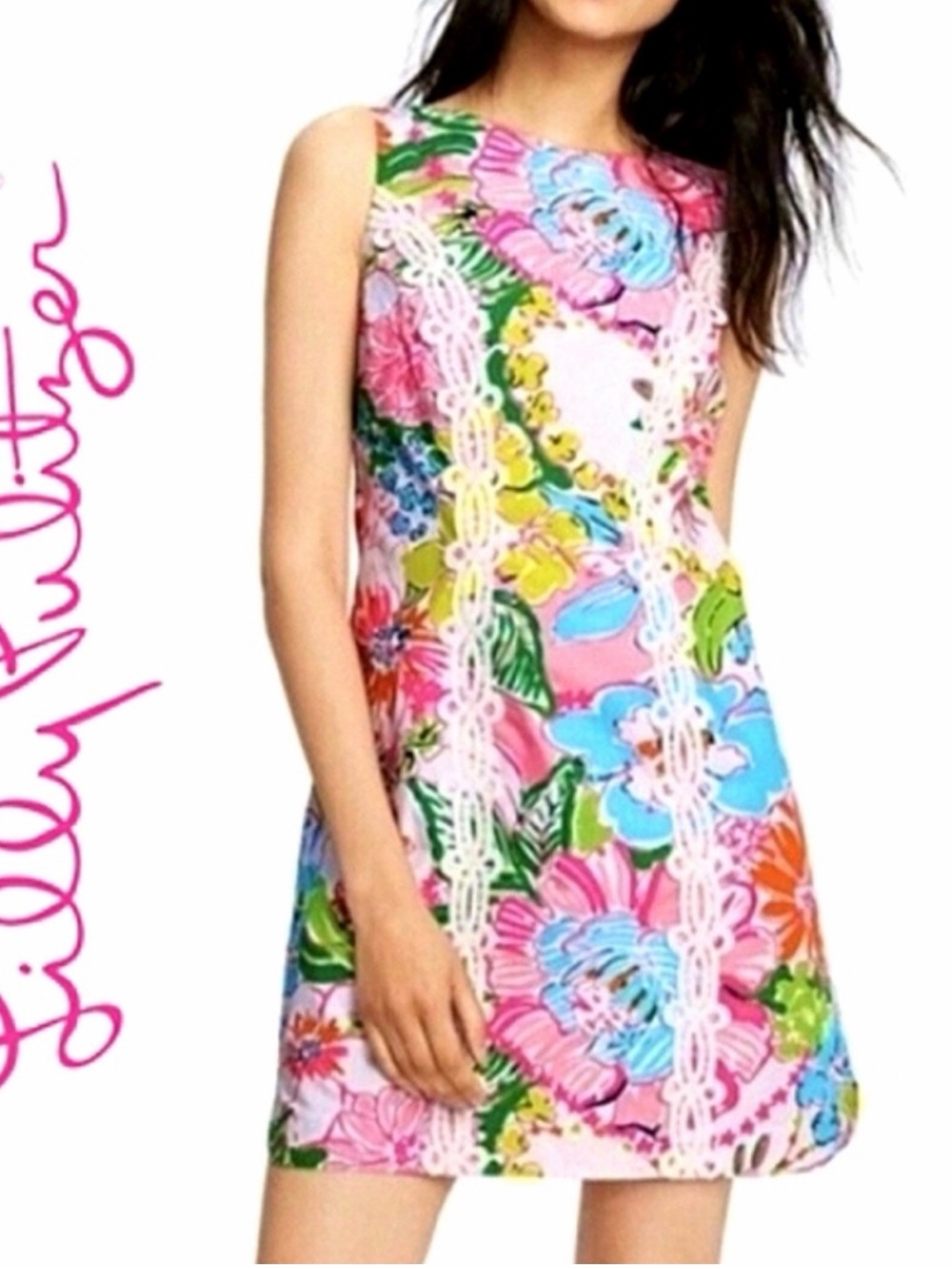 Lilly Pulitzer x Target 20th Anniversary Nosey Posey Shift Dress Size 2